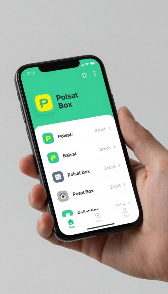 Aplikacja mobilna Polsat Box na smartfonie