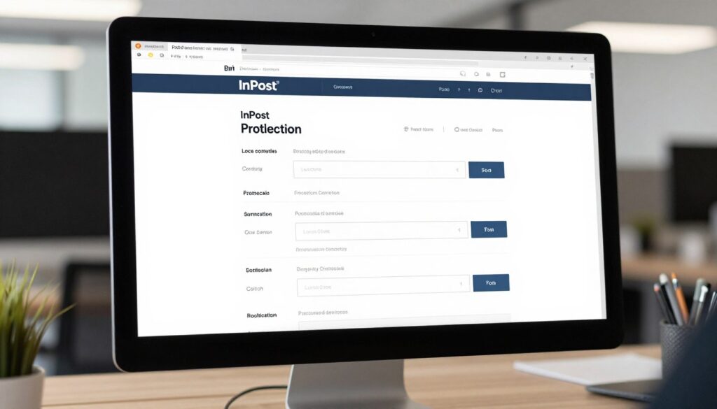 Formularz kontaktowy InPost na stronie internetowej