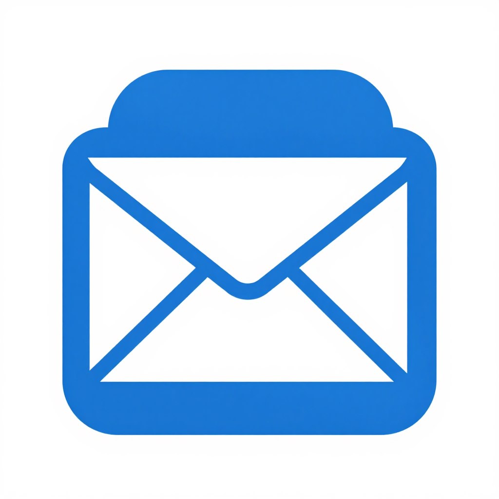Ikona wiadomości email z logo Allegro