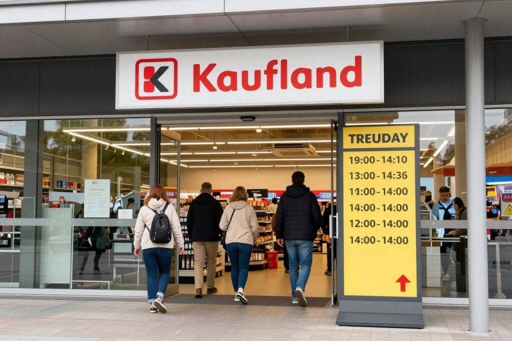 Kaufland store on Sunday trading hours