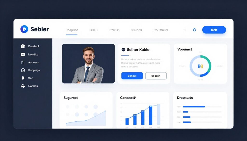 Panel Allegro Biznes z opcjami kontaktu dla firm