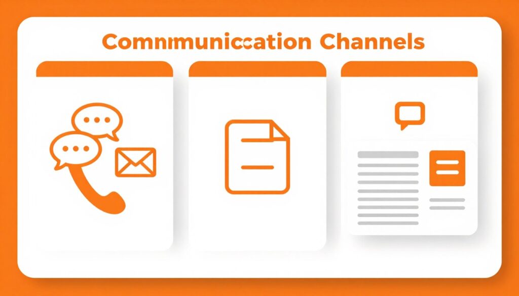 Porównanie kanałów kontaktu Orange telefon czat email