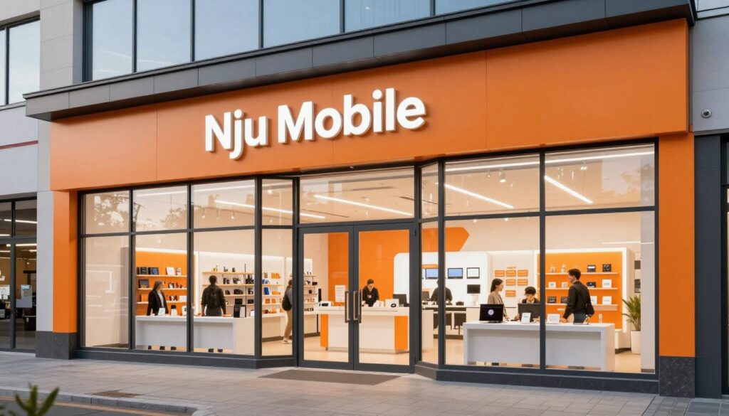 Sklep nju mobile kontakt - punkt stacjonarny obsługi klienta