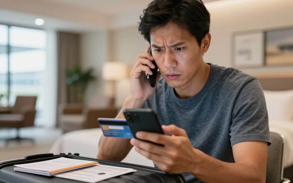blokada karty za granicą telefon