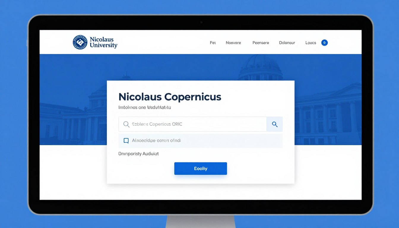centralny punkt logowania UMK interfejs systemu uniwersyteckiego