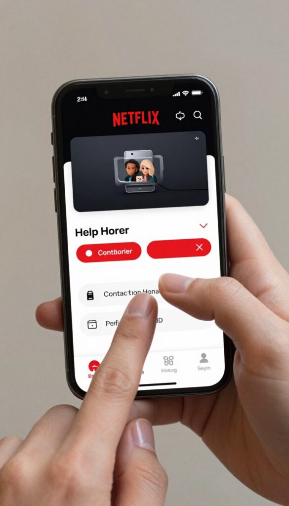 netflix aplikacja centrum pomocy mobilne