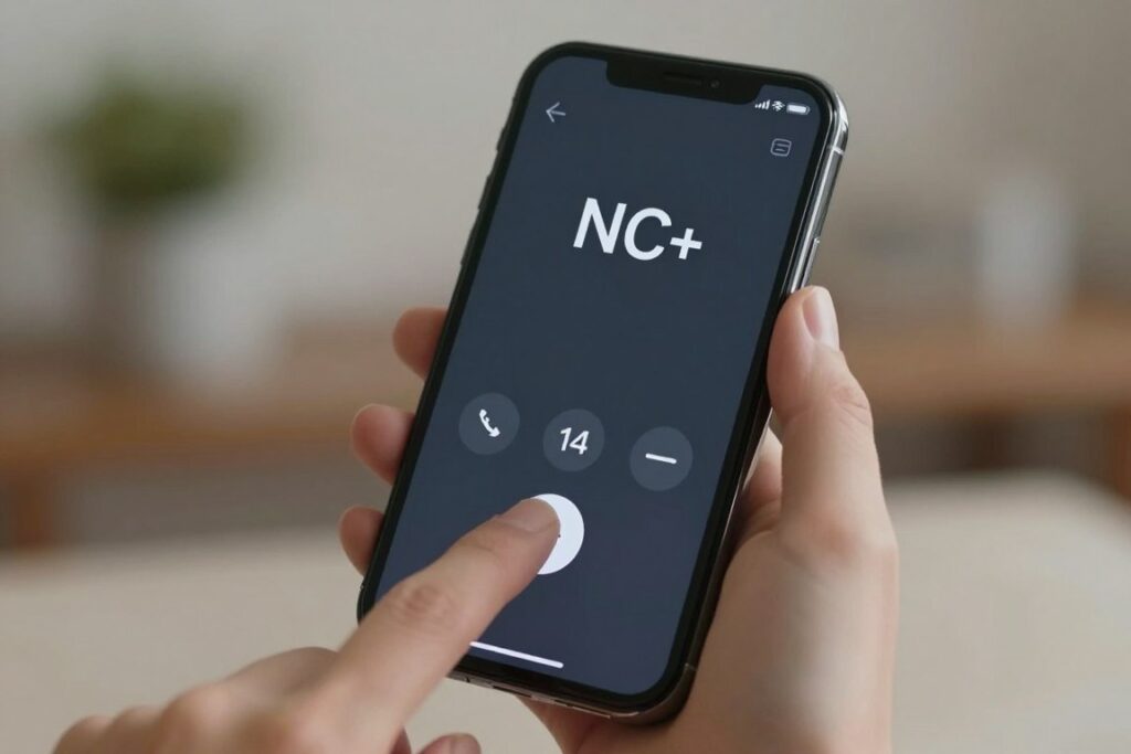 numer do nc plus - smartfon z ekranem wybierania